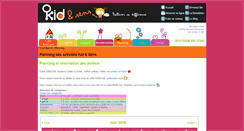 Desktop Screenshot of espace-membre.kid-sens.com